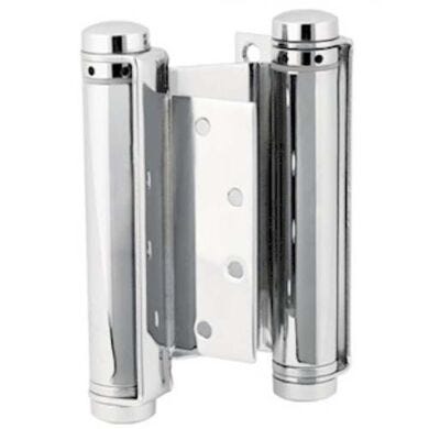 Heavy-duty double acting spring hinge provides mobility for high traffic facilities  |  PA08081 displayed
