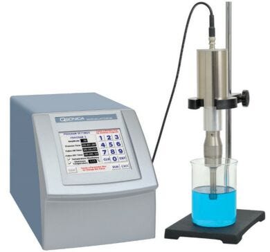 Q700 Sonicator ideal for nanoparticle dispersion, creating emulsions, cell lysis and homogenization | 5323-00 displayed