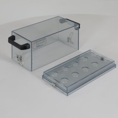 Hardware Storage Box Tool Box Multi Compartment Parts Box Removable Divider  Transparent Plastic 18 Grids Hardware Storage Box for Jewelry (S)