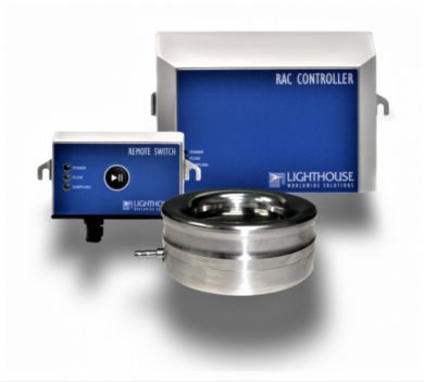 Model with external vacuum system and impactor meets ISO-14698 and cGMP compliance; delivers continuous monitoring and flexible parameters  |  1510-63 displayed