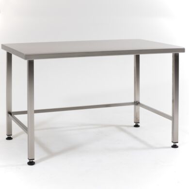 Fully encapsulated, ISO 5  stainless steel work station protects exposed surfaces from contamination  |  9605-34 displayed