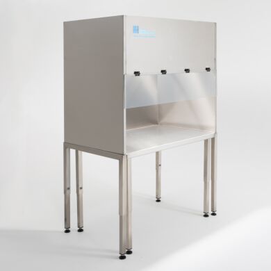 BioSafe® Universal Ventilation Hood , mounted on a vibration-isolated table (sold separately)  |  1675-58-48 displayed