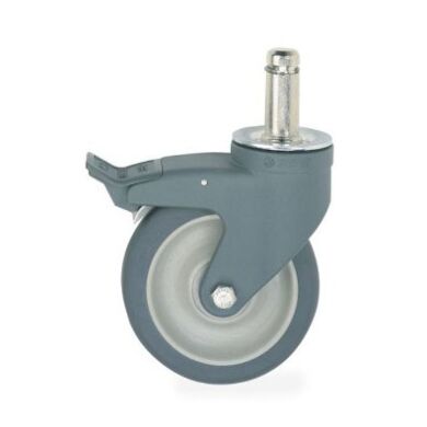 Polyurethane Casters With brake For mobile stainless steel lab tables