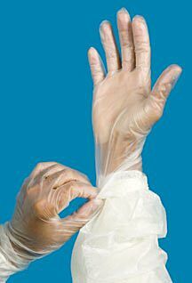 Cleanroom disposable gloves are suitable for lab applications and strict cleanliness requirements  |  5605-30