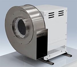 This compact unit includes a 2410 RPM fan that provides 1420 CFMof exhaust flow at 0