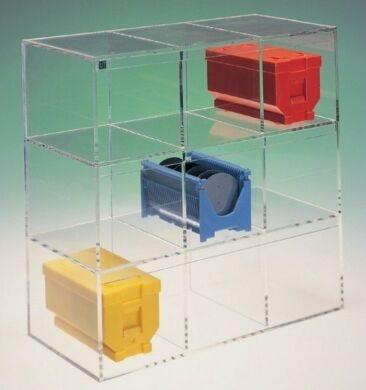 Acrylic Nine Cabinet Organizer  |  4005-22 displayed