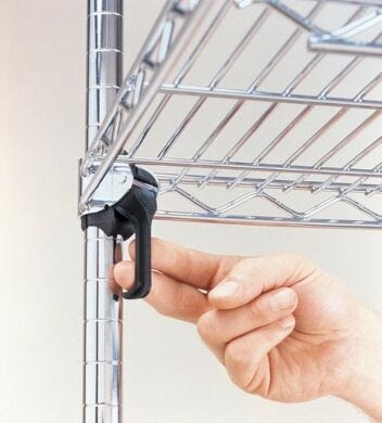 Enables you to adjust shelf levels quickly and easily  |  1697-33 displayed
