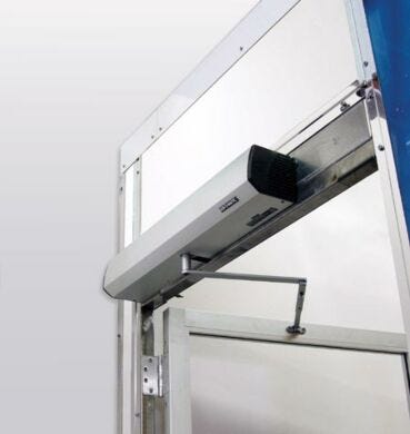 Swing door includes a touchpad activated opening mechanism for easy operation  |  6711-08 displayed