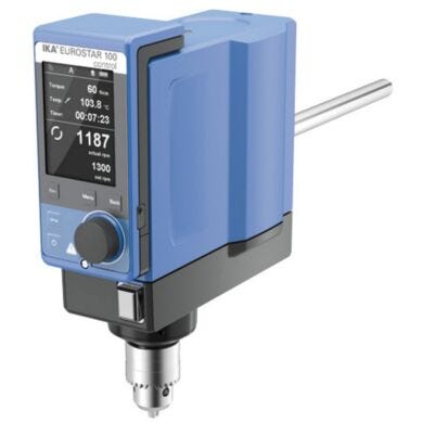 EURSTAR 100 Control Stirrer includes reversible stirring and programmable functions  |  6926-95 displayed