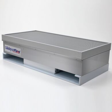Ideal for removing dust generated inside an enclosure before release of exhaust air. (2 x 4 all-stainless steel model shown)  |  6601-24-UVSS displayed
