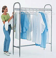 These Garment Storage Racks provide a clean, convenient way to keep your cleanroom garments clean and organized  |  