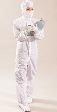 Reusable cleanroom coverall. Product details may differ.  |  4953-00 displayed