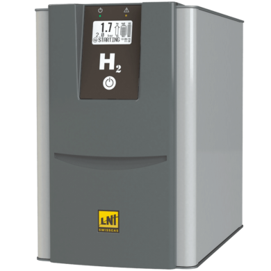 Replenishment Implications sinner HG BASIC 350 PEM Hydrogen Generator by LNI Swissgas
