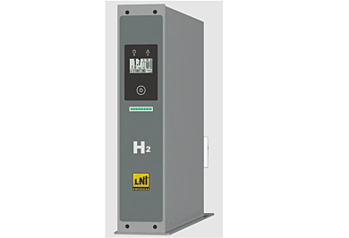 HG ST BASIC PEM Hydrogen Generators by LNI Swissgas in 6 flowrate capacities up to 600 cc/min, 10 bar pressure, static dryer, PEM technology and a 0.3L internal