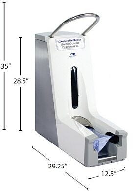 UREC - Shoe Cover Dispenser Machine: Effortless Shoe Protection at Your  Fingertips, Pack of 1 Pcs Silver