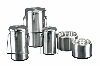 Benchtop Liquid Nitrogen Containers by Worthington Industries allow easy transfer of LN2 between bulk containers and the workbench  |  4901-60 displayed
