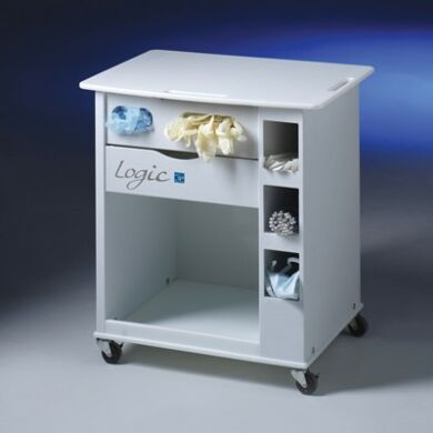 Fits easily under Purifier Logic+ Biosafety Cabinets mounted on Telescoping Base Stands  |  3647-68 displayed