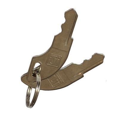 Master key for small locking LiftLatch  |  1603-82 displayed