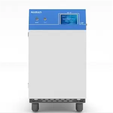 All-In-One, Small-Scale MD10A PSA Oxygen Generator by Atlas Copco with a 7.5 to 21.2 flow rate and up to 95% purity ideal for small scale applications