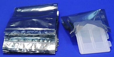 Re-sealable pouch easily fits one Two-Slide Mailer  |  3032-37 displayed