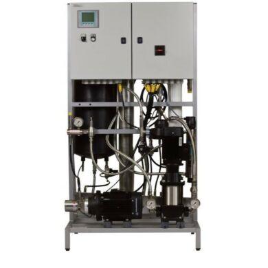 Condair MLP RO models are equipped with a reverse osmosis unit that filters out 95-98% of all minerals and bacteria for hygienic water fogging  |  1717-PP-09 displayed