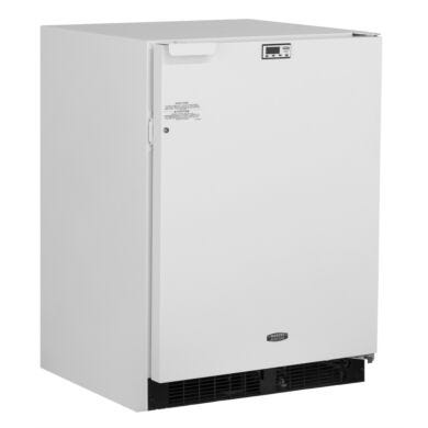 5.3 cu. ft. solid door undercounter refrigerator with lock features an intuitive digital display  |  