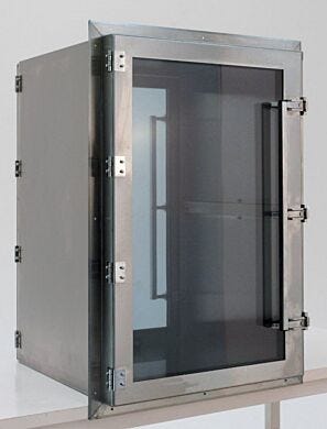 Simplifies contamination-free transfer of materials between classified spaces.  |  2636-09D-2 displayed