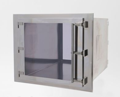 Simplifies contamination-free transfer of materials between classified spaces.  |  2638-78B-2-316 displayed