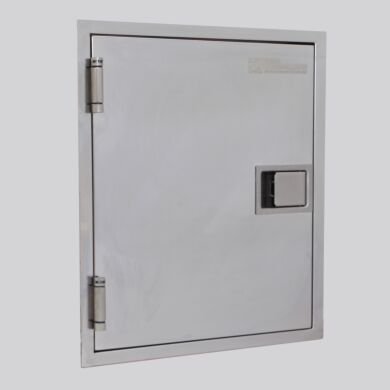 Allow transfer of small parts through a fire-rated cleanroom or laboratory wall  |  2641-21A displayed