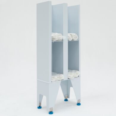 Polypropylene cubbies, single-sided with 4 compartments  |  4955-12 displayed