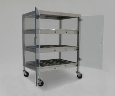 Shown with optional casters and SDPVC enclosure.  |  9130-02A displayed