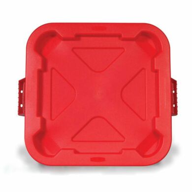 HDPE BRUTE Square Container lids fit firmly for secure control of contents  |  1457-60 displayed