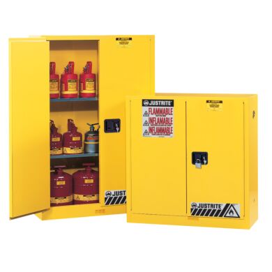 Sure-Grip EX safety can storage cabinets protect workers, reduce fire risks, and improve productivity by storing hazardous liquids in high performance  |  