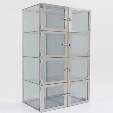 These Wafer Desiccators cabinet are designed specifically for standard lot boxes used for 200 mm and 300 mm wafers  |  9130-22B displayed