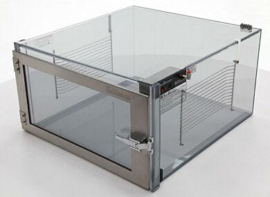 Smart nitrogen dry cabinet, static-dissipative PVC, 1 chamber with automatic RH control  |  1911-46A displayed