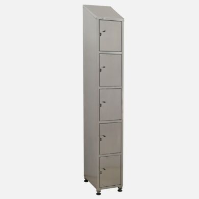 Five chamber vertical stand alone storage locker  |  4102-55 displayed