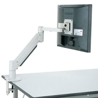 Metro LTFMA, mounts flat screen monitors to a variety of table thicknesses  |  1533-63 displayed