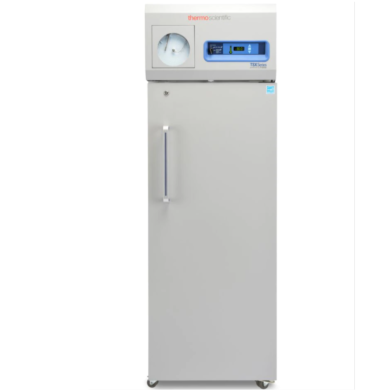 11.5 cu. ft. -30°C auto defrost plasma freezer meets AABB and FDA requirements, includes stainless steel drawers and holds 273 boxes; optional chart recorder  |  