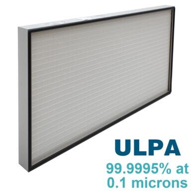 Ultra Low Particulate Air Filter is rated  99.9995% efficient @ 0.1 µm diameter particles  |  6601-28 displayed