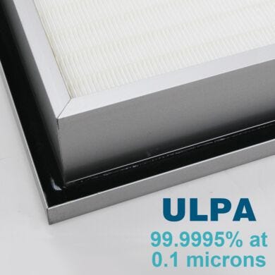 Roomside replaceable filters offers gel-sealed filter seats securely against 
