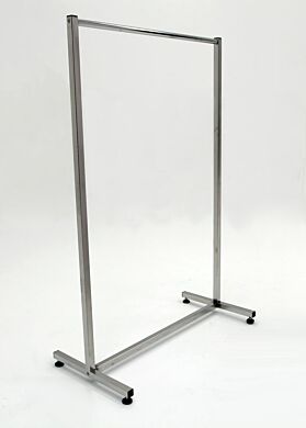 Stainless Steel Sliding Position ISO 5 Garment Storage Rack  |  9230-00 displayed