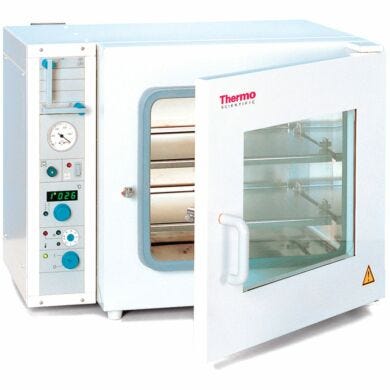 Vacutherm™ vacuum heating and drying oven reduces drying time for temperature sensitive materials; provides inert heating environment  |  