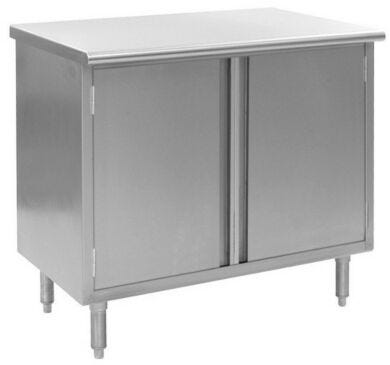 Enclosed Base Worktables come with a rolled rim (41 mm) on the front and back with the sides  |  5656-16A displayed
