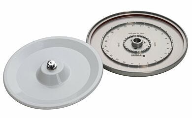 This rotor features a lid and a 90° angle with 24 x capillary capacity  |  2823-50 displayed