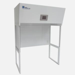 Vertical laminar flow hood provides unidirectional flow of HEPA-filtered air, includes PLC touchscreen control (5-foot model shown) | 2001-81C displayed