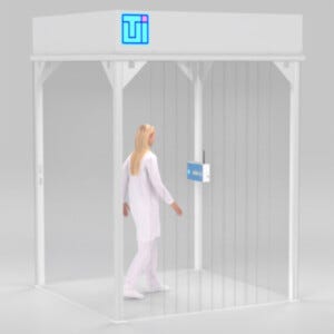 ValuLine® softwall modular cleanrooms make contamination control accessible and affordable, adapting to virtually any facility layout | 6600-66A-VL-0606 displayed