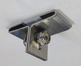 Allows suspension of a curtain from standard T-grid ceiling without the need for ceiling disassembly.  |  6704-23A displayed