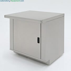 36" wide stainless steel base cabinet for cleanroom or laboratory use | 1725-02 displayed