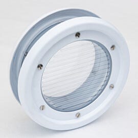 Provides clear line of communication with the person behind the tempered-glass or acrylic window.  |  5050-50 displayed
