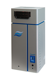 The EL Space 020 steam humidifier by Condair is built to use any source of potable water to create steam for flexible indoor placement  |  3951-12 displayed